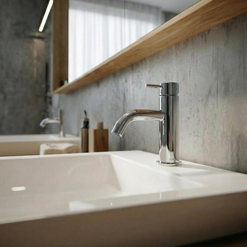 Waterevolution Flow sink faucet chrome T11001