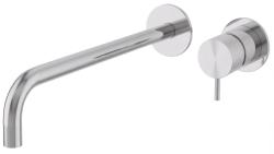 Waterevolution Flow inbouw wastafelkraan chroom met uitloop 25cm T116B01-25