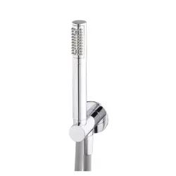 Waterevolution Flow badgarnituur compleet met muuraansluiting chroom T162101