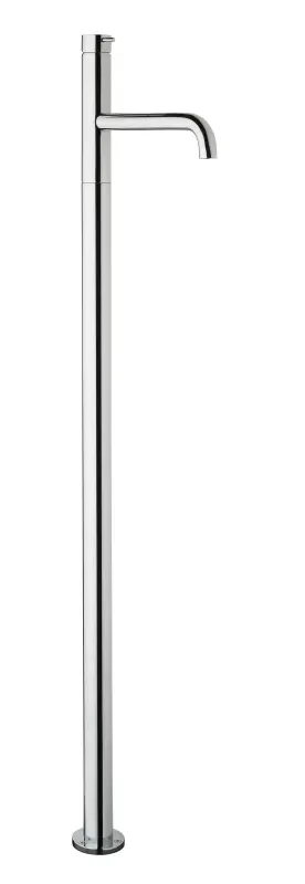 Waterevolution Flow vrijstaande wastafelkraan mat zwart T113PR