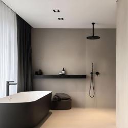 Waterevolution Flow inbouw mengkraan mat zwart incl. inbouwdeel T11842PR