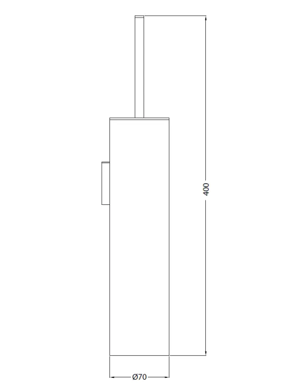 Waterevolution Deep toiletborstelset wand RVS A241IE