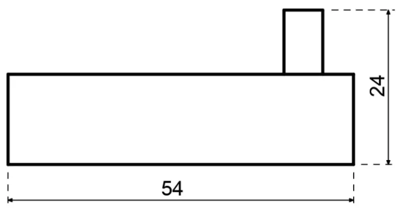 Waterevolution Flow handdoekhaakje mat zwart A150PR