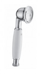 PB klassieke handdouche met wit handvat chroom 1208916142