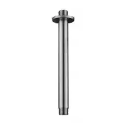 OUTLET Rubio Inox douchearm plafond 300mm volledig RVS in PVD kleur Gun Metal 1208920703 Laatste Product