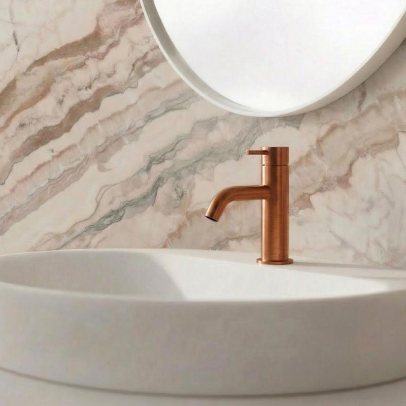 Waterevolution Flow PVD-coated brushed copper sink faucet T110CPE