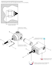 Waterevolution Flow inbouw douchethermostaat met 1 stopkraan chroom 1208920980
