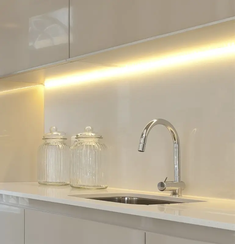 Waterevolution Flow keukenmengkraan massief RVS met uittrekbare uitloop T155IE