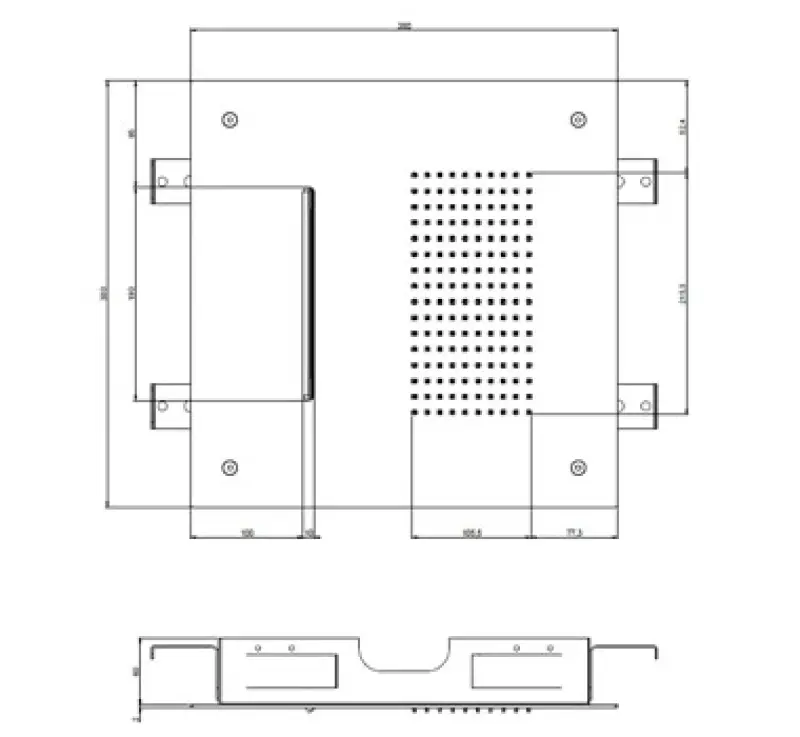 SB Square 316 Regendouche inbouw met waterval 38x38cm - RVS 1208946994
