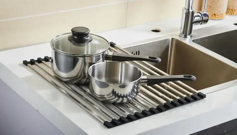 Magisso Aluminium rolmat over spoelbak 46 x 32 cm 30104000