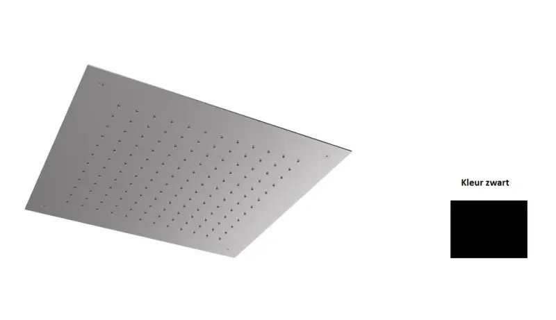 SB Square 316 Regendouche inbouw 38x38cm mat zwart 1208952989
