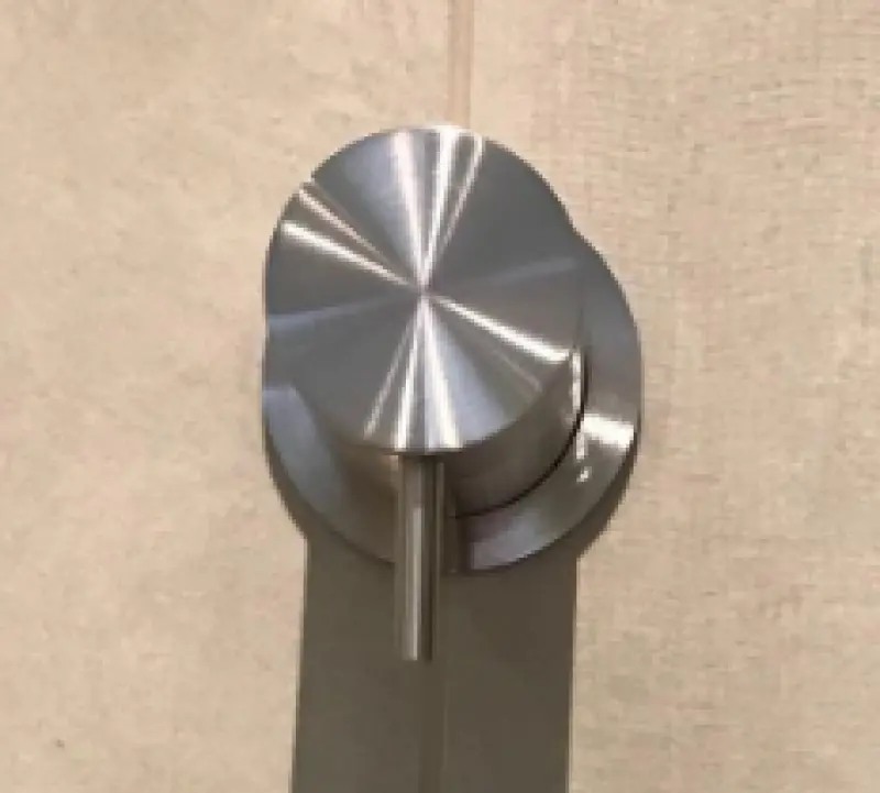 Waterevolution Flow inbouw 2-weg omsteller pvd geborsteld koper met ronde rozet T1482RCPE