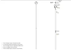 Waterevolution Flow plafond wastafelkraan uitloop PVD geborsteld koper T1678CPE