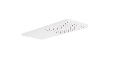 Hoofddouche Tres Wand 21x55 cm Ronde Hoeken Mat Wit 29990307BM
