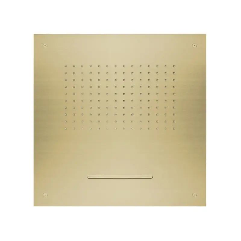 SB Square 316 Regendouche inbouw met waterval 50x50cm plafond douchekop PVD goud 1208955319
