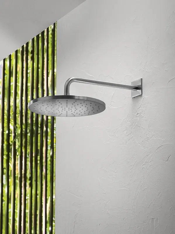 SB Round 316 Regendouche hoofddouche 25cm PVD gun metal 1208955349