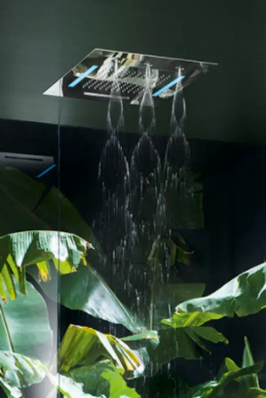 SB Spin Temptation Chromotherapy Regendouche inbouw  mat zwart 1208955416