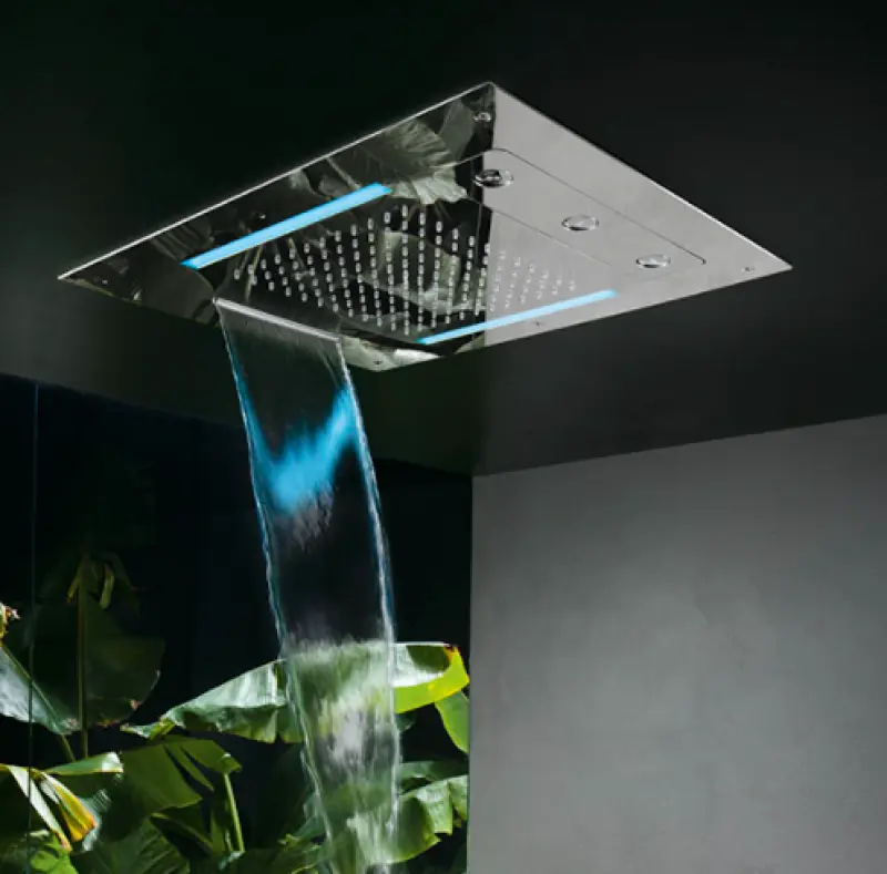 SB Spin Temptation Chromotherapy Regendouche inbouw  PVD goud 1208955419