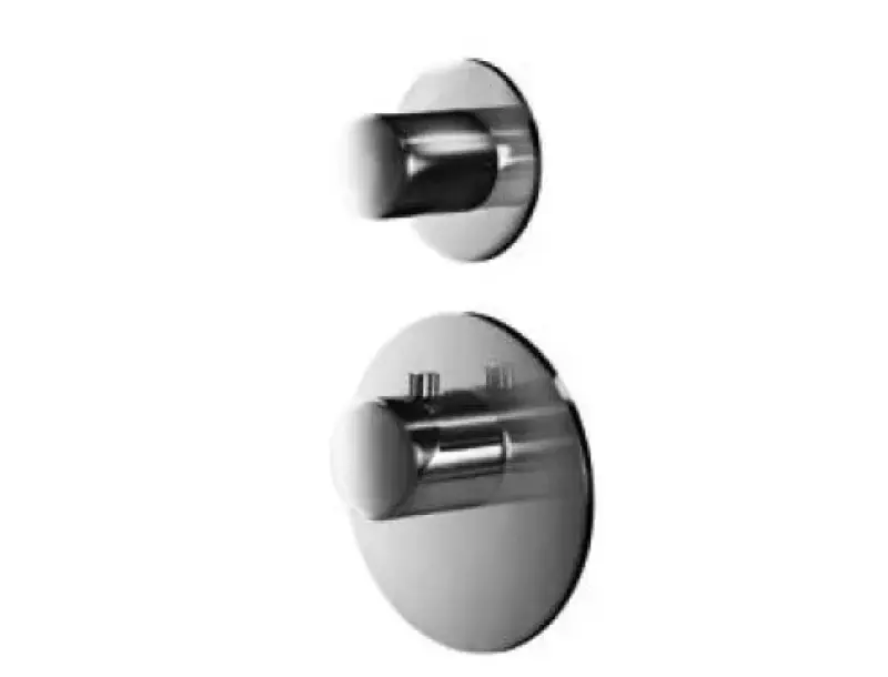 SB Round Doucheset geborsteld RVS 316 inbouw compleet