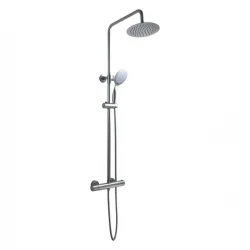 Aquadesign Valence opbouw doucheset thermostaat met regendouche chroom