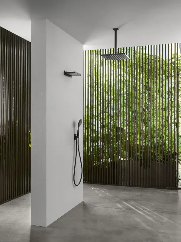 SB Rubinetterie Regendouche Eco Air waterbesparende vierkant regendouche Chroom 20x20cm 1208955528