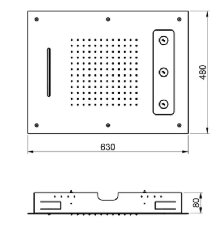 SB Spin Temptation Regendouche inbouw 3-straals Mat Wit 1208955689