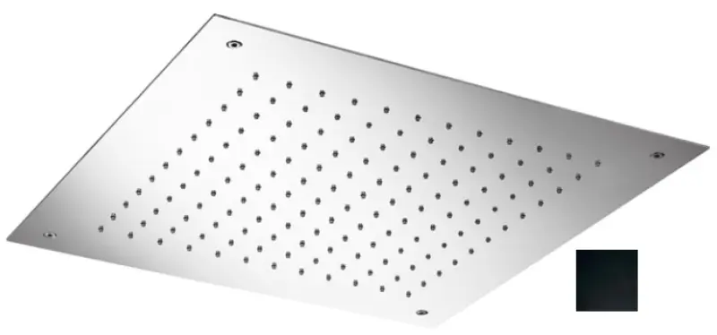 SB Temptation Regendouche inbouw vierkant 50x50cm Mat Zwart 1208955776