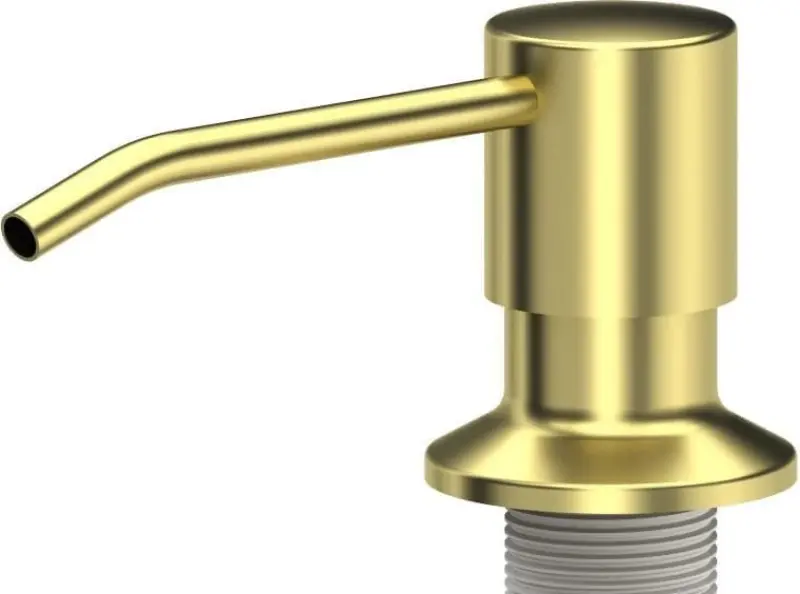 Quadri Manchester Inbouw Zeepdispenser PVD goud  van boven navulbaar 1208955930