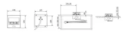 Indux Flip Small keuken stopcontact penaarde in het werkblad of bovenkast mat wit met 2 USB opladers 1208957426