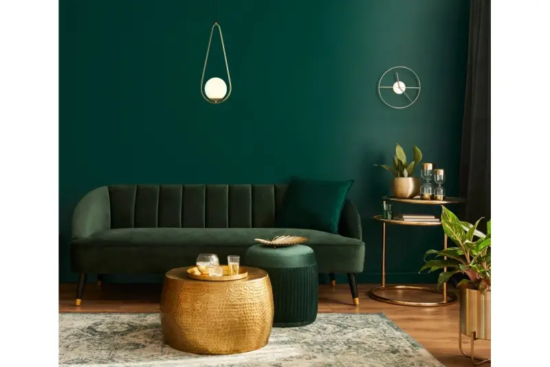 Decor Ciklop messing gouden vloerlamp met druppel uitstraling 9737