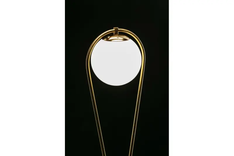 Decor Ciklop messing gouden vloerlamp met druppel uitstraling 9737