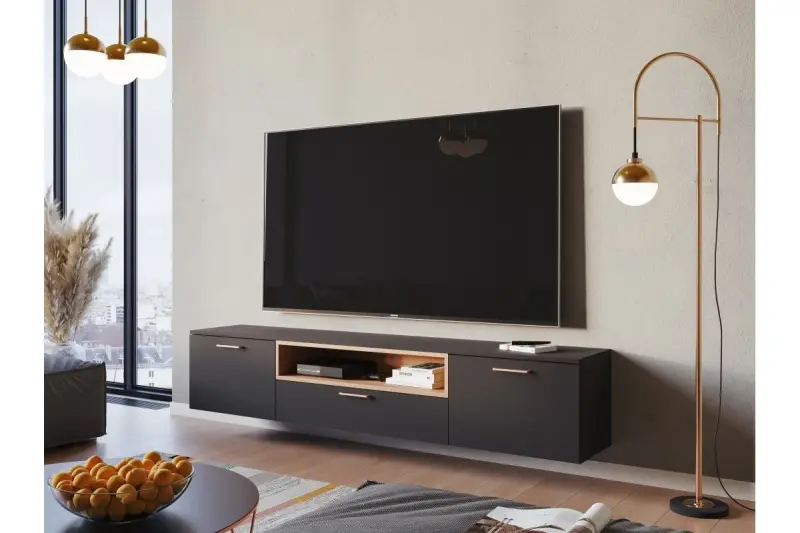 Decor Abies messing gouden moderne hanglamp met ronde metalen lampenkamp 7597