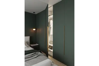Decor Abies messing gouden hanglamp met metalen ronde hemel 3558