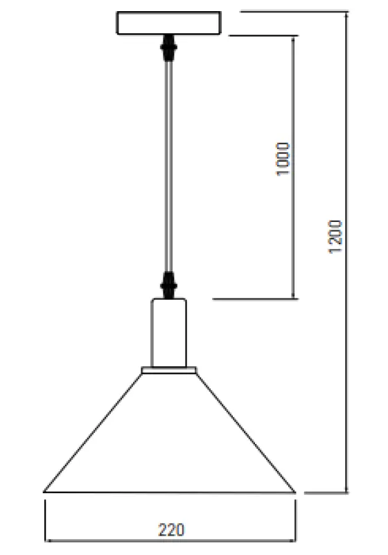 Decor Prive moderne messing gouden hanglamp kegelvormig 7610