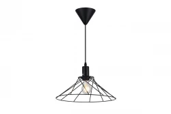 Decor Tilia zwarte moderne decoratieve draadhanglamp 7849