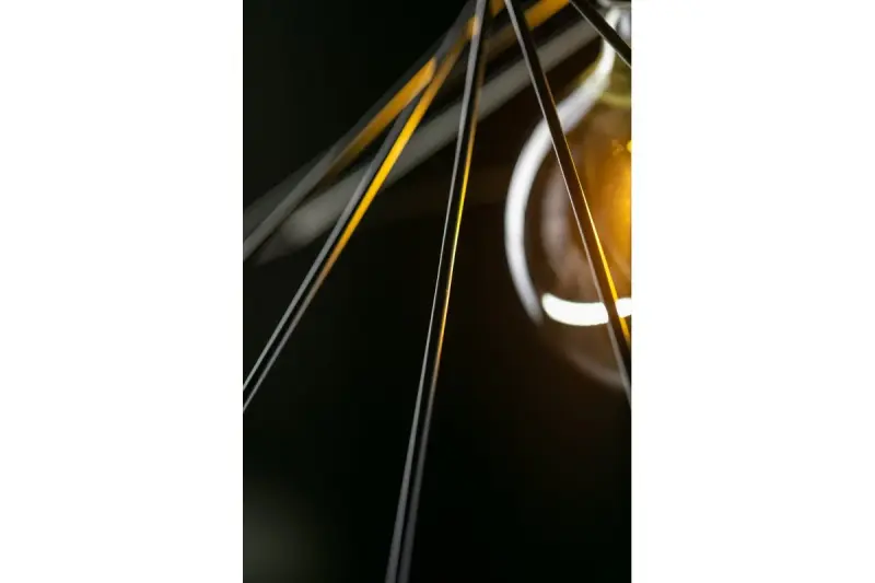 Decor Tilia zwarte moderne decoratieve draadhanglamp 7849