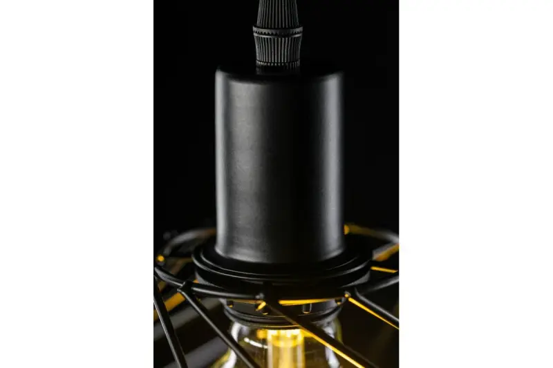 Decor Tilia zwarte moderne decoratieve draadhanglamp 7849