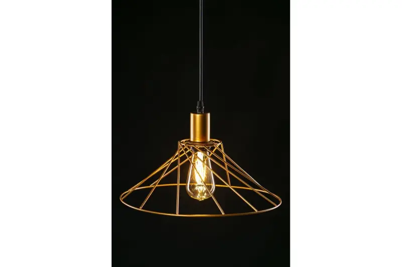 Decor Tilia moderne gouden decoratieve draadhanglamp 7863
