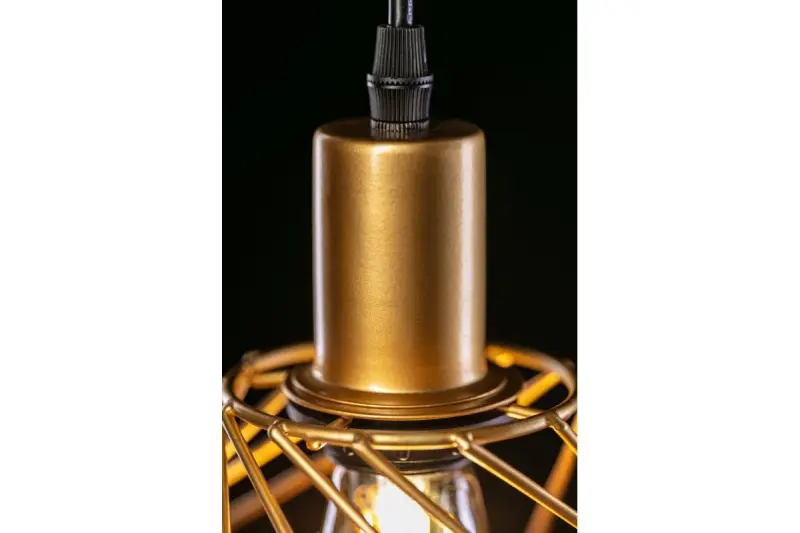 Decor Tilia moderne gouden decoratieve draadhanglamp 7863