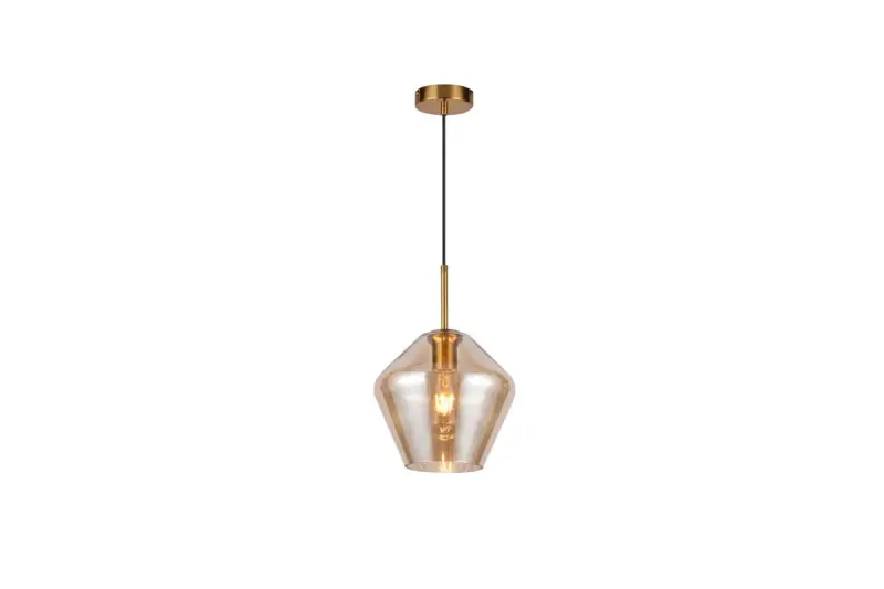 Decor Lime 332 mm hoge moderne amber kleurige hanglamp 7887