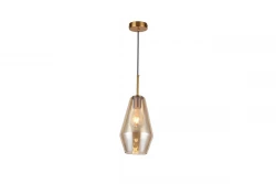 Decor Lime 397 mm hoge moderne amber kleurige hanglamp 7900
