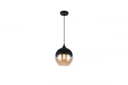 Decor Lender moderne hanglamp van metaal en glas breedte 200 mm 8389