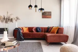 Decor Lender moderne hanglamp van metaal en glas met 3 lichtbronnen 9270