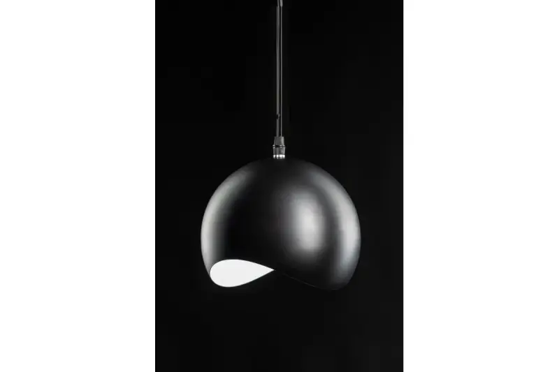 Decor Mavia bolvormige zwarte hanglamp 0931