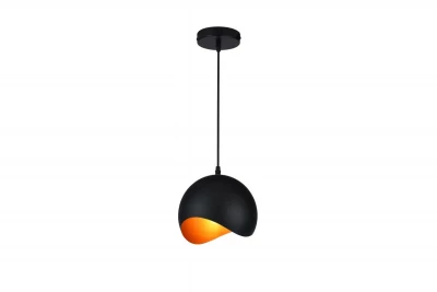 Decor Mavia bolvormige zwart gouden hanglamp 1853