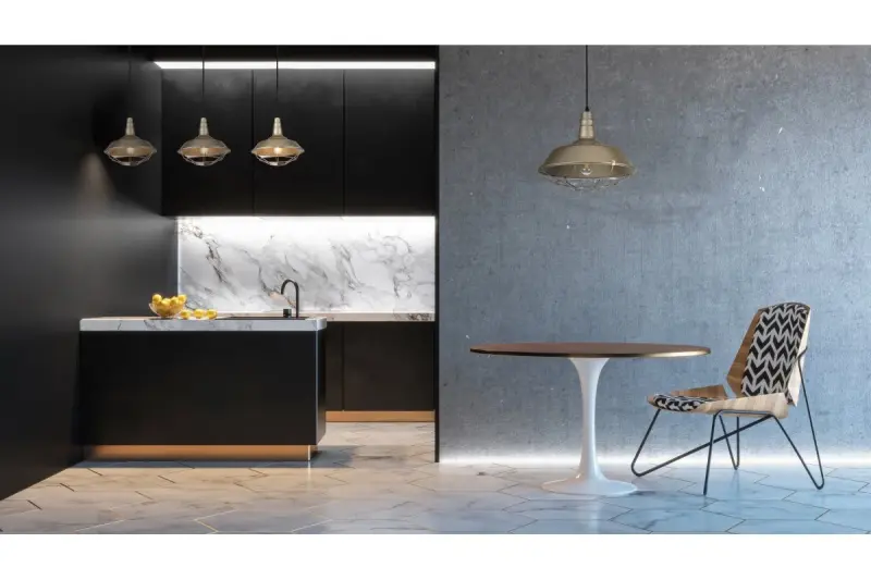 Decor Solen hanglamp industriele vorm met gouden rooster doorsnee 36,5 cm 3703