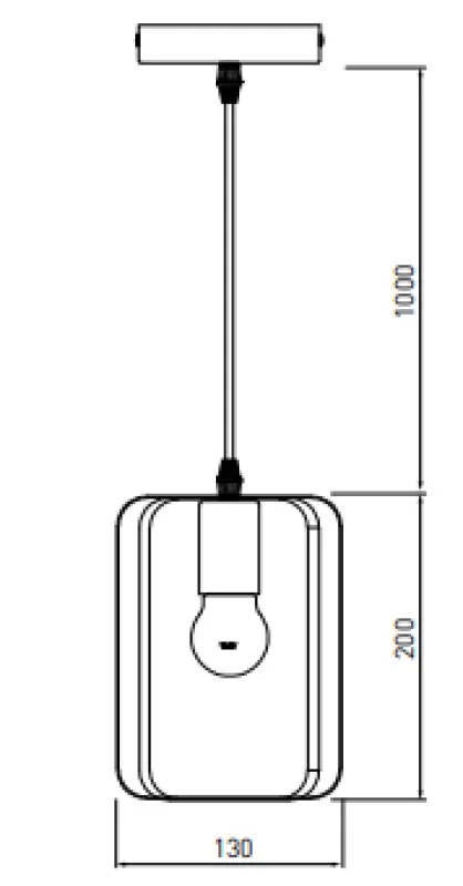 Decor Oxalis hanglamp met zwart metalen frame in geometrische vorm doorsnee 13 cm  3185