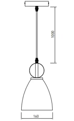 Decor Kerala zwarte elegante hanglamp 3239