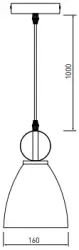 Decor Kerala grijze elegante hanglamp 3321