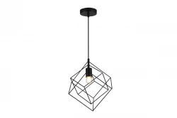 Decor Rosa zwarte geometrische hanglamp bestaande uit 2 zwarte kubussen 3437
